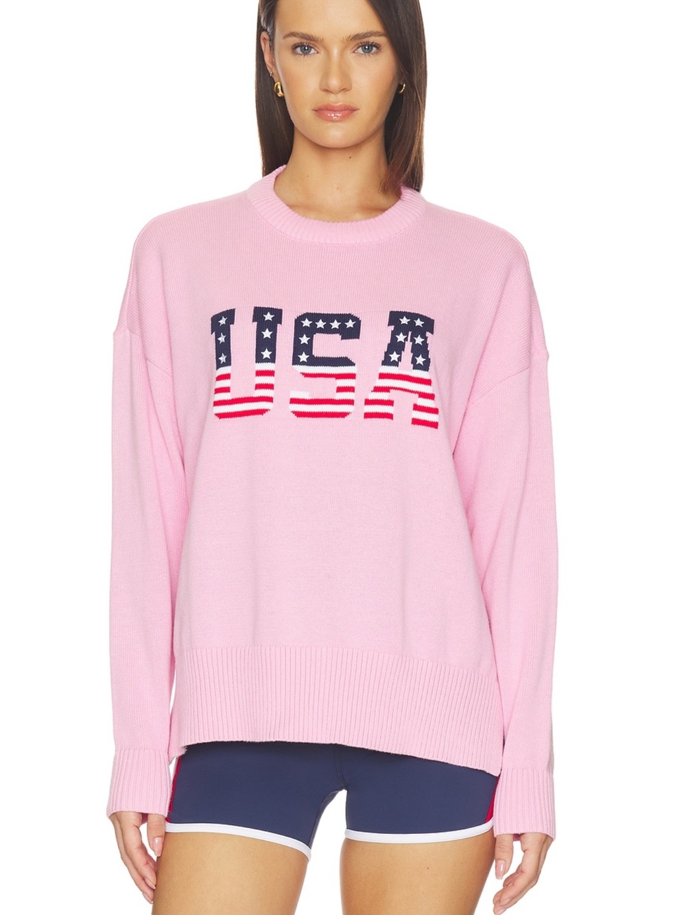Beach Riot Callie Sweater in Prism Pink